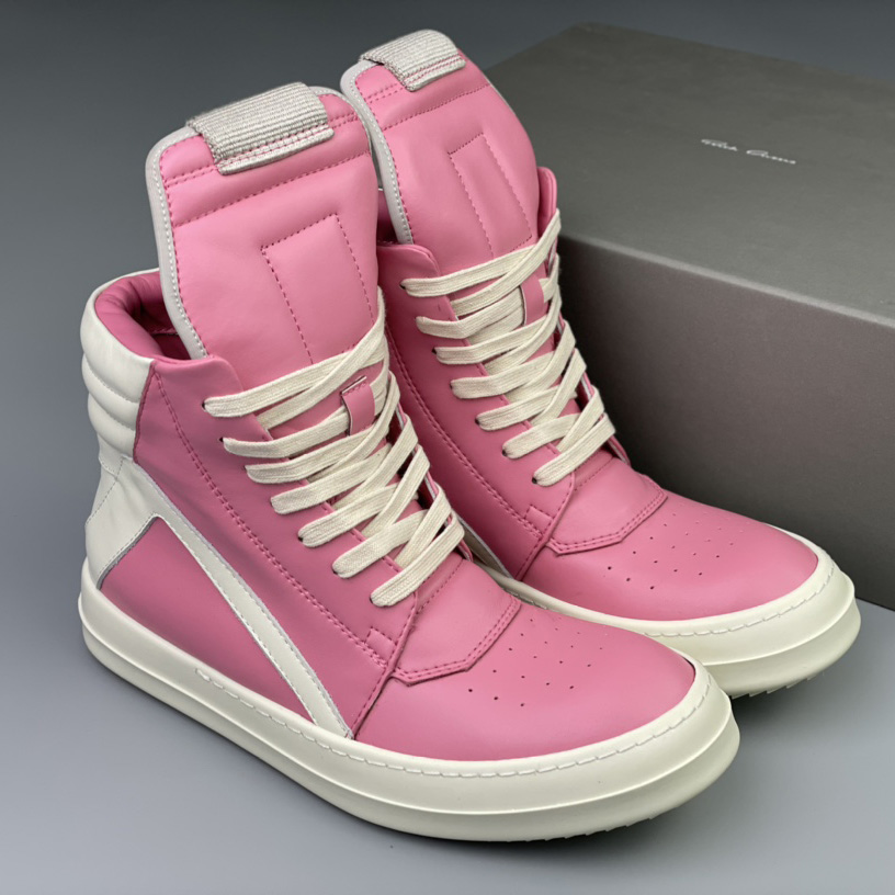 Rick Owens Geobasket High Top Sneakers - DopestKickz