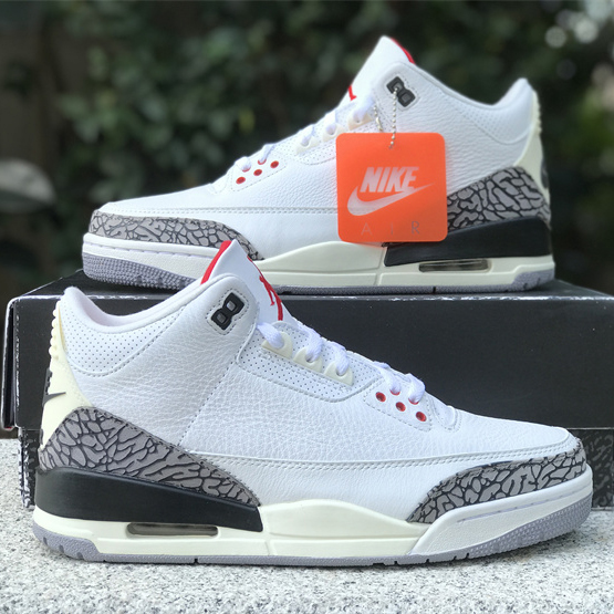 Air Jordan 3 “White Cement Reimagined” Basketball Shoes   DN3707-100 - DopestKickz
