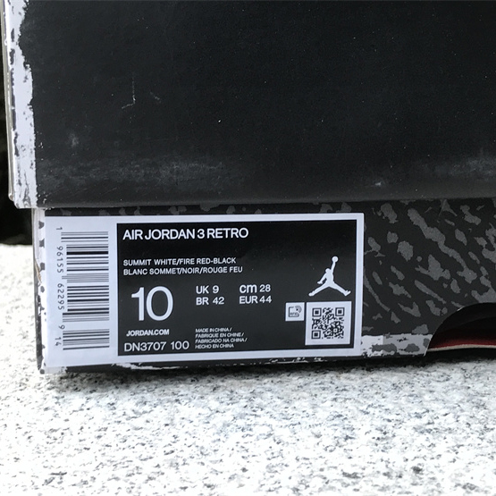 Air Jordan 3 “White Cement Reimagined” Basketball Shoes   DN3707-100 - DopestKickz