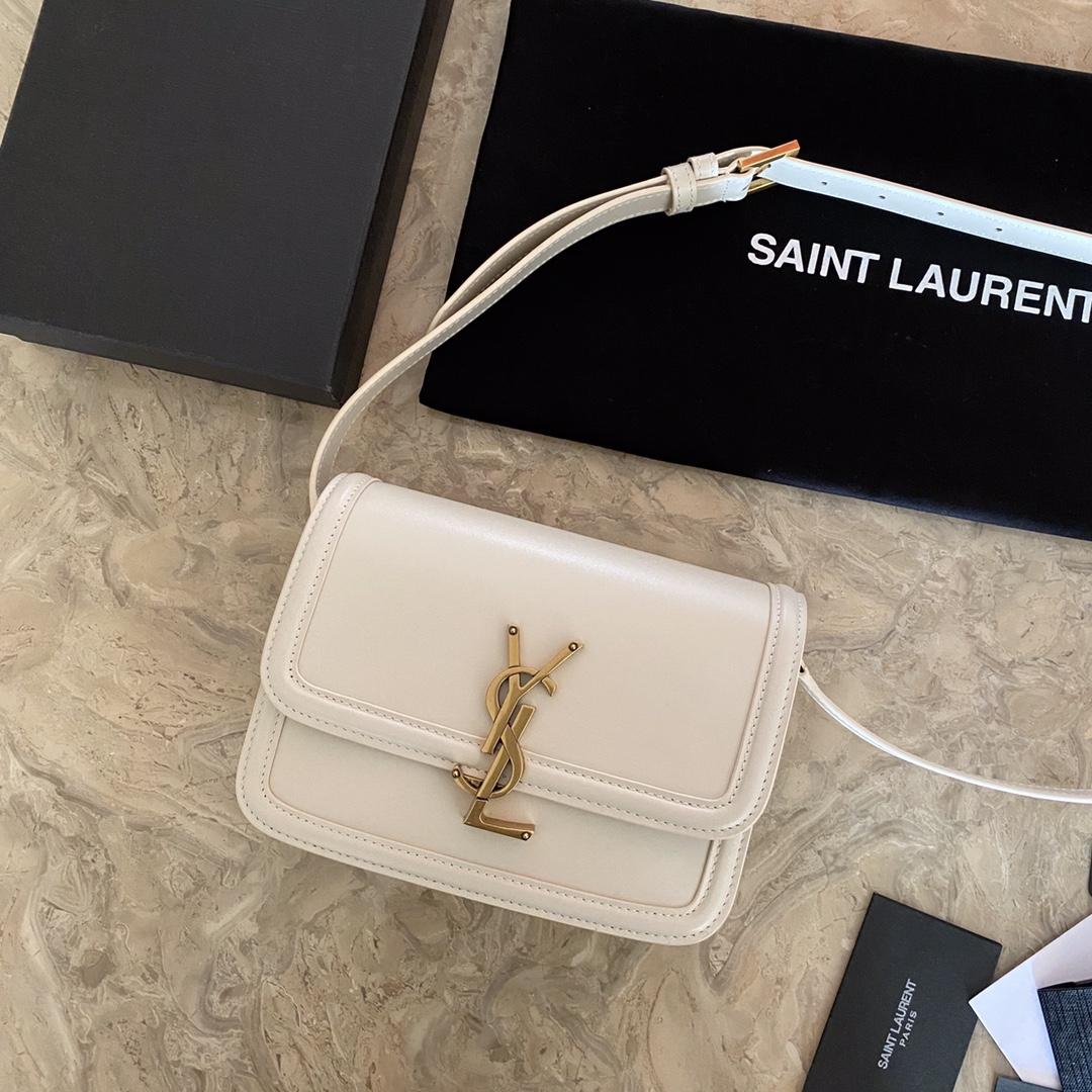 Saint Laurent Solferino Small Satchel In Box Saint Laurent Leather(19-13-5cm) - DopestKickz