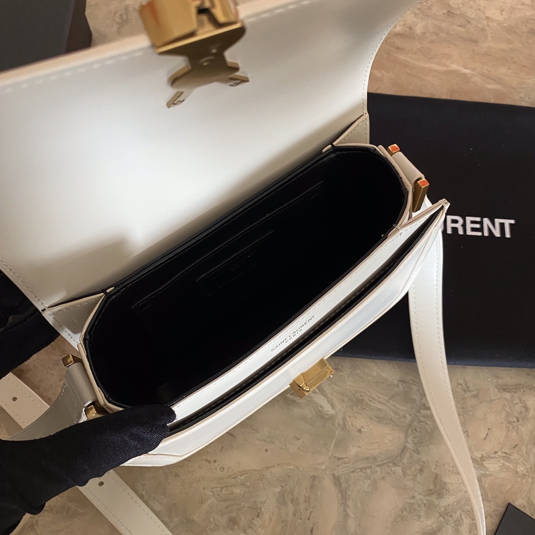 Saint Laurent Solferino Small Satchel In Box Saint Laurent Leather(19-13-5cm) - DopestKickz