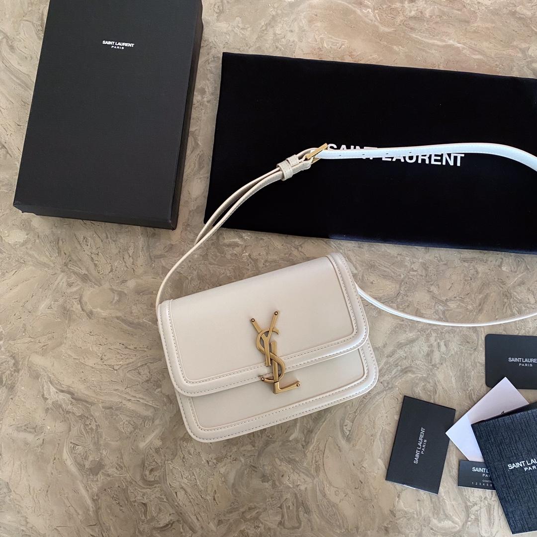 Saint Laurent Solferino Small Satchel In Box Saint Laurent Leather(19-13-5cm) - DopestKickz
