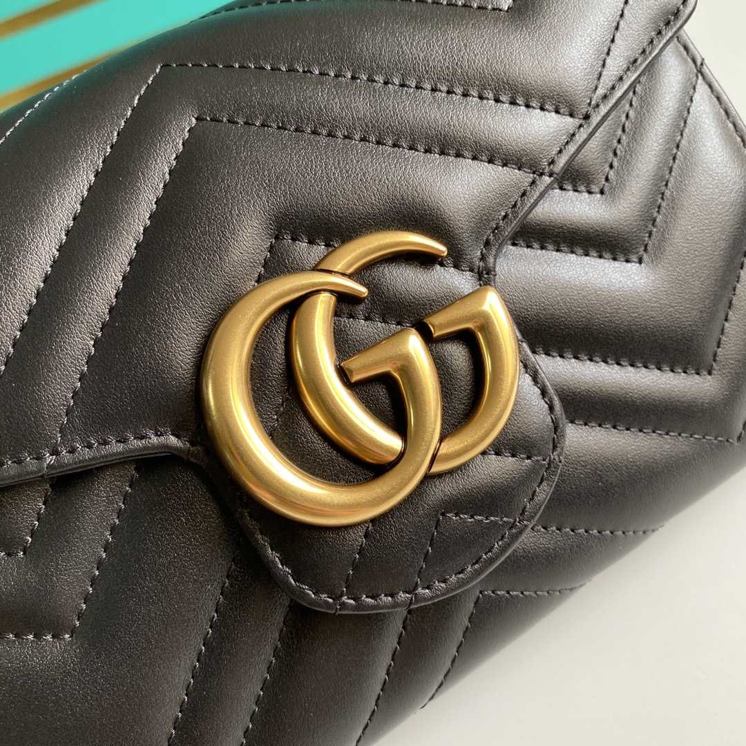 Gucci Leather Shoulder Bag(20-13-6cm)   474575 - DopestKickz