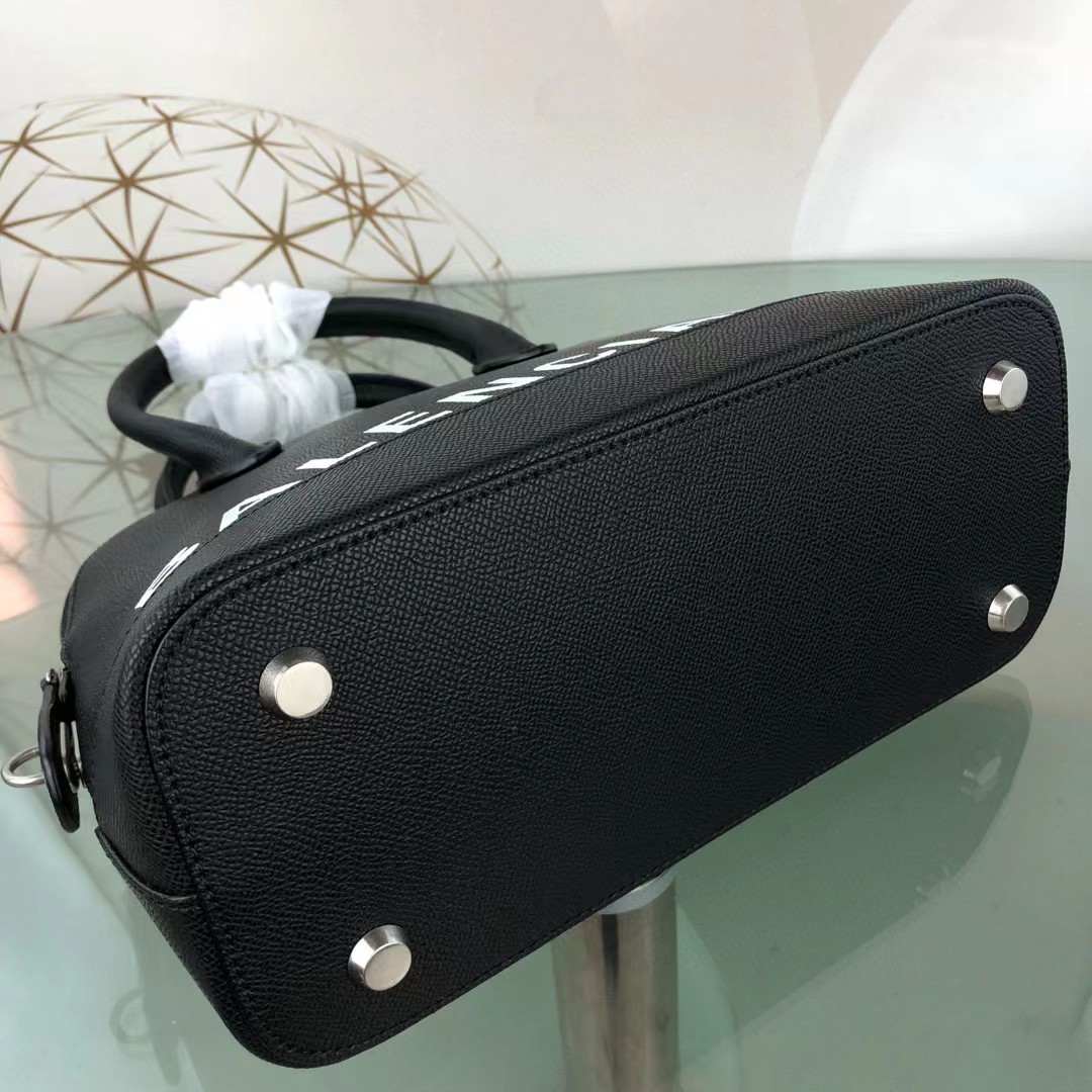 Balenciaga Women's Ville Small Handbag In Black/White (19-21-8cm) - DopestKickz