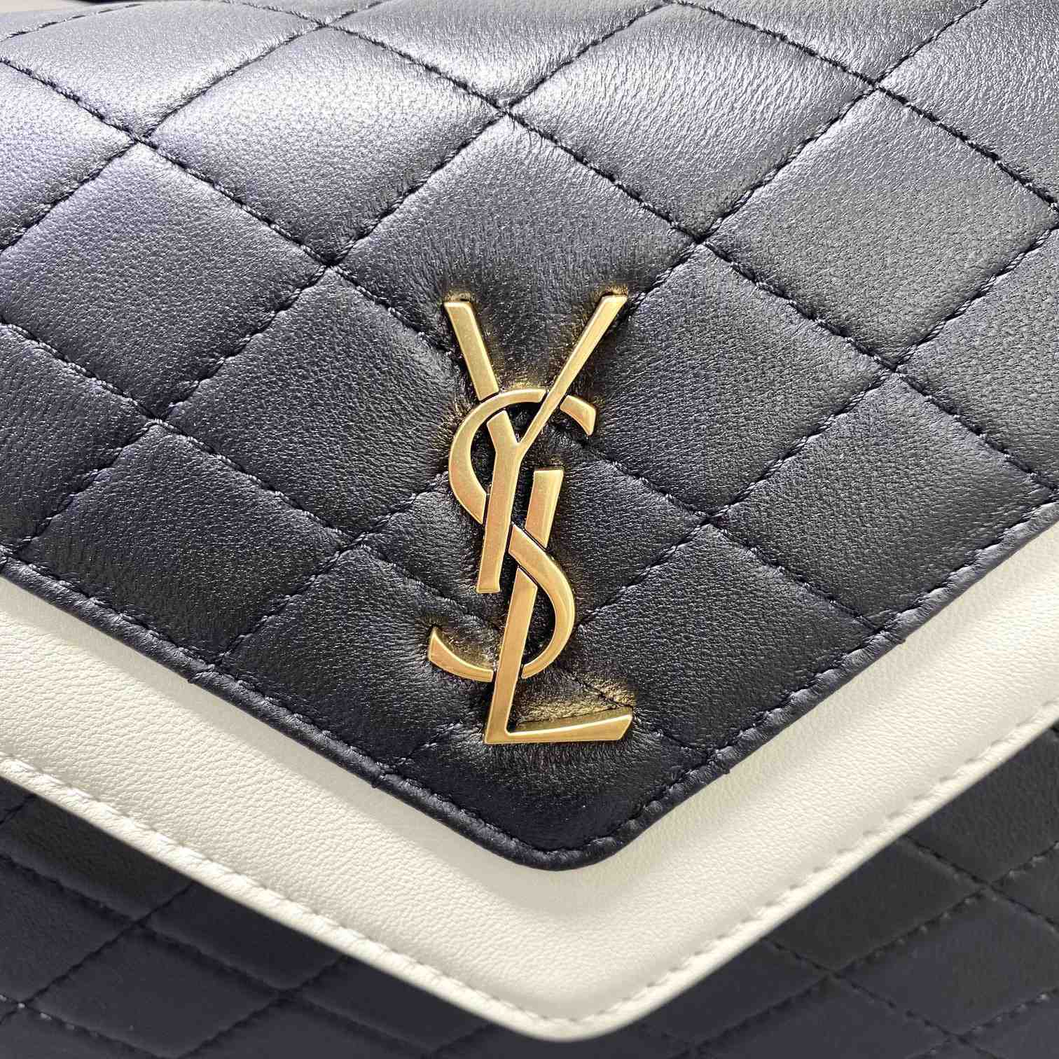 Saint Laurent Gaby Mini Satchel In Quilted Lambskin - DopestKickz