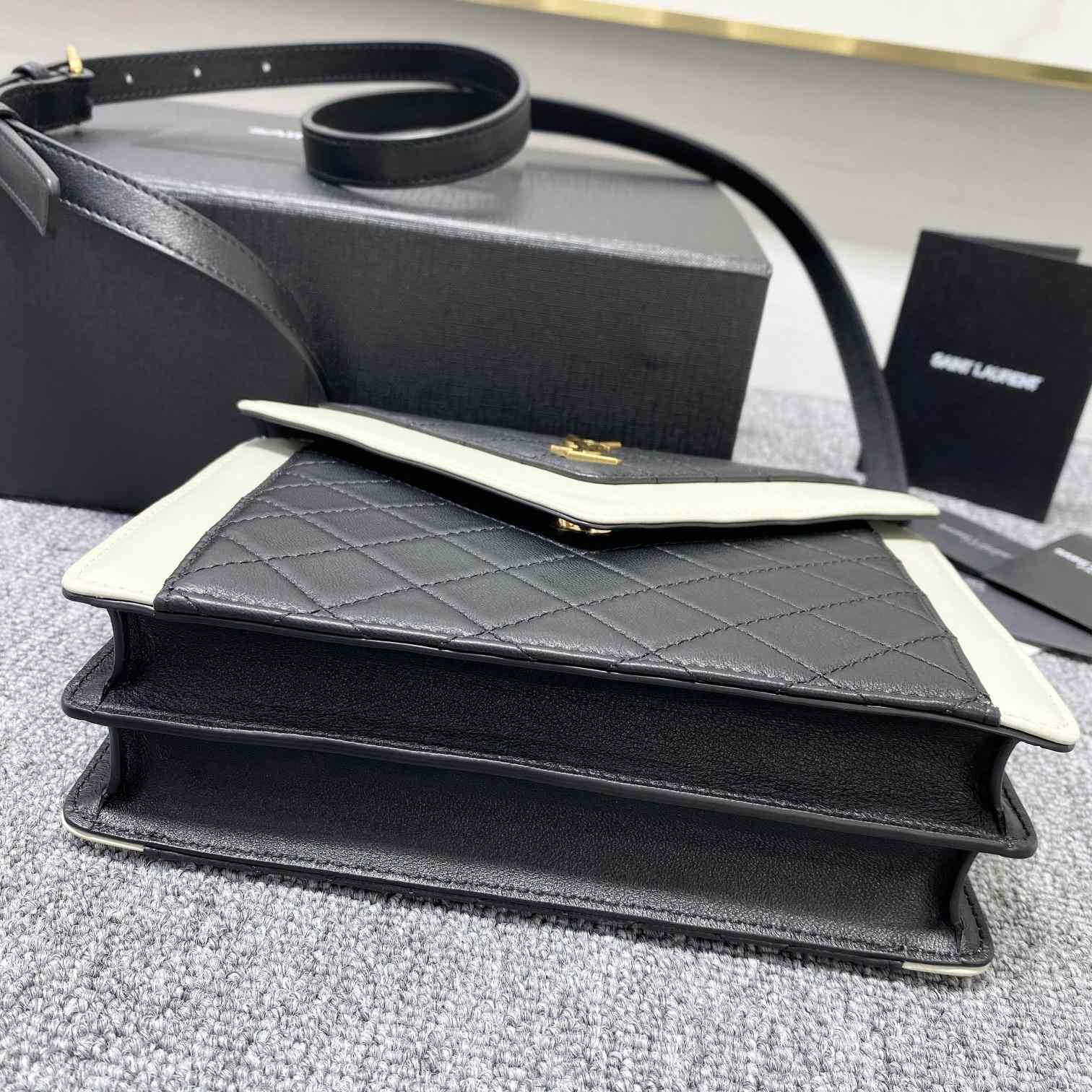 Saint Laurent Gaby Mini Satchel In Quilted Lambskin - DopestKickz