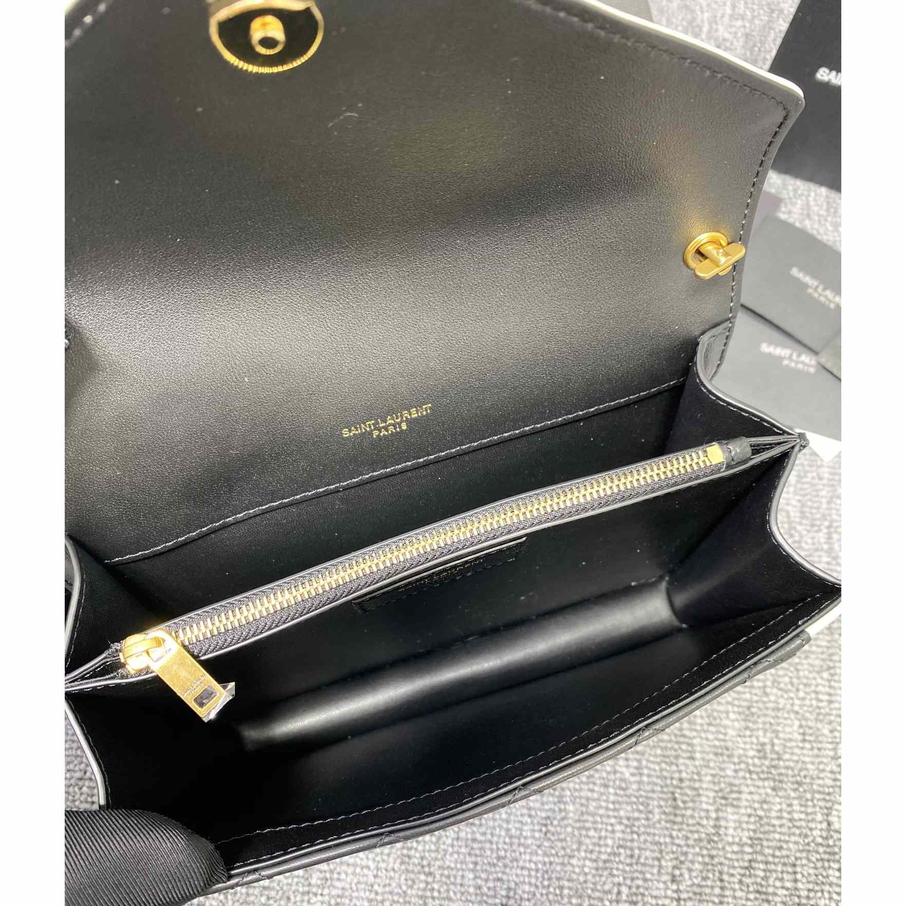 Saint Laurent Gaby Mini Satchel In Quilted Lambskin - DopestKickz