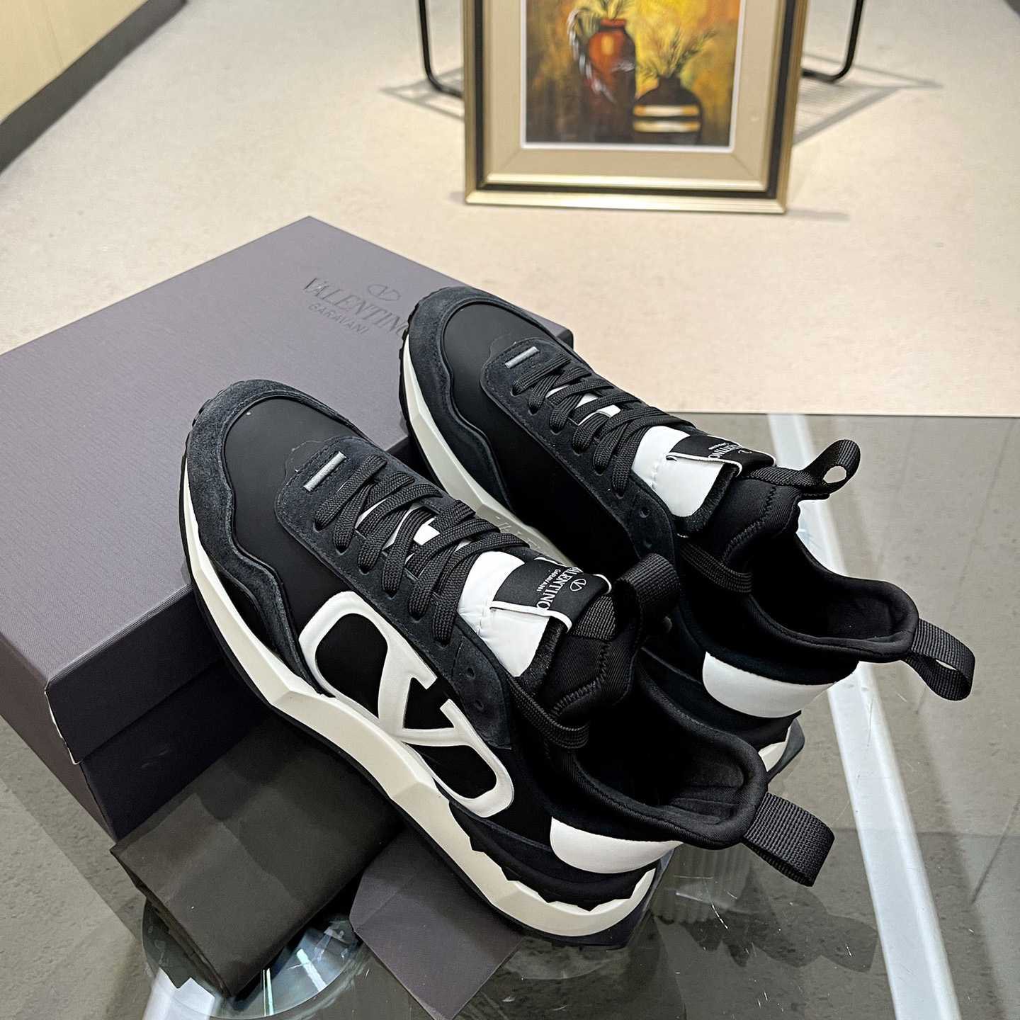 Valenti Netrunner Fabric And Suede Sneaker - DopestKickz