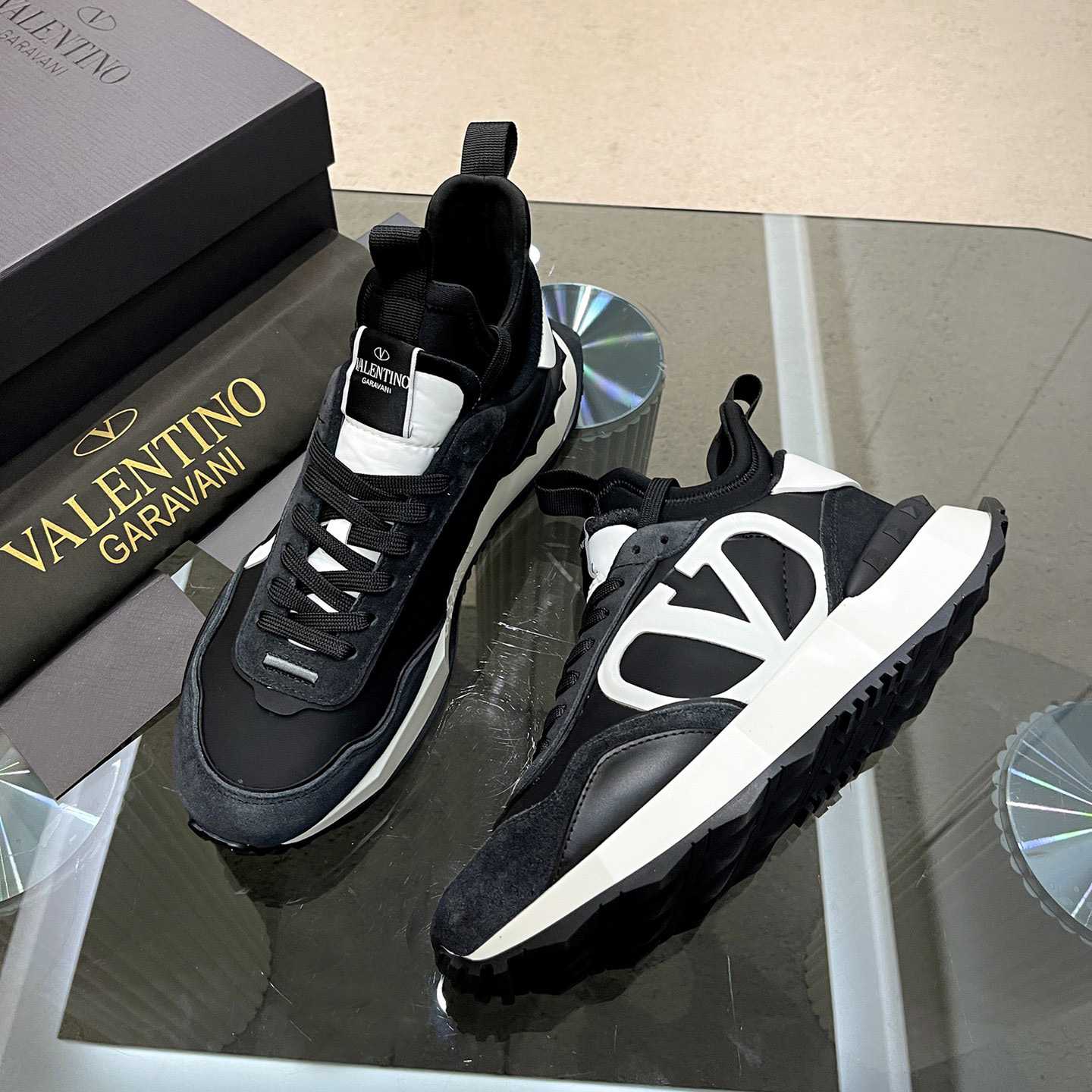 Valenti Netrunner Fabric And Suede Sneaker - DopestKickz