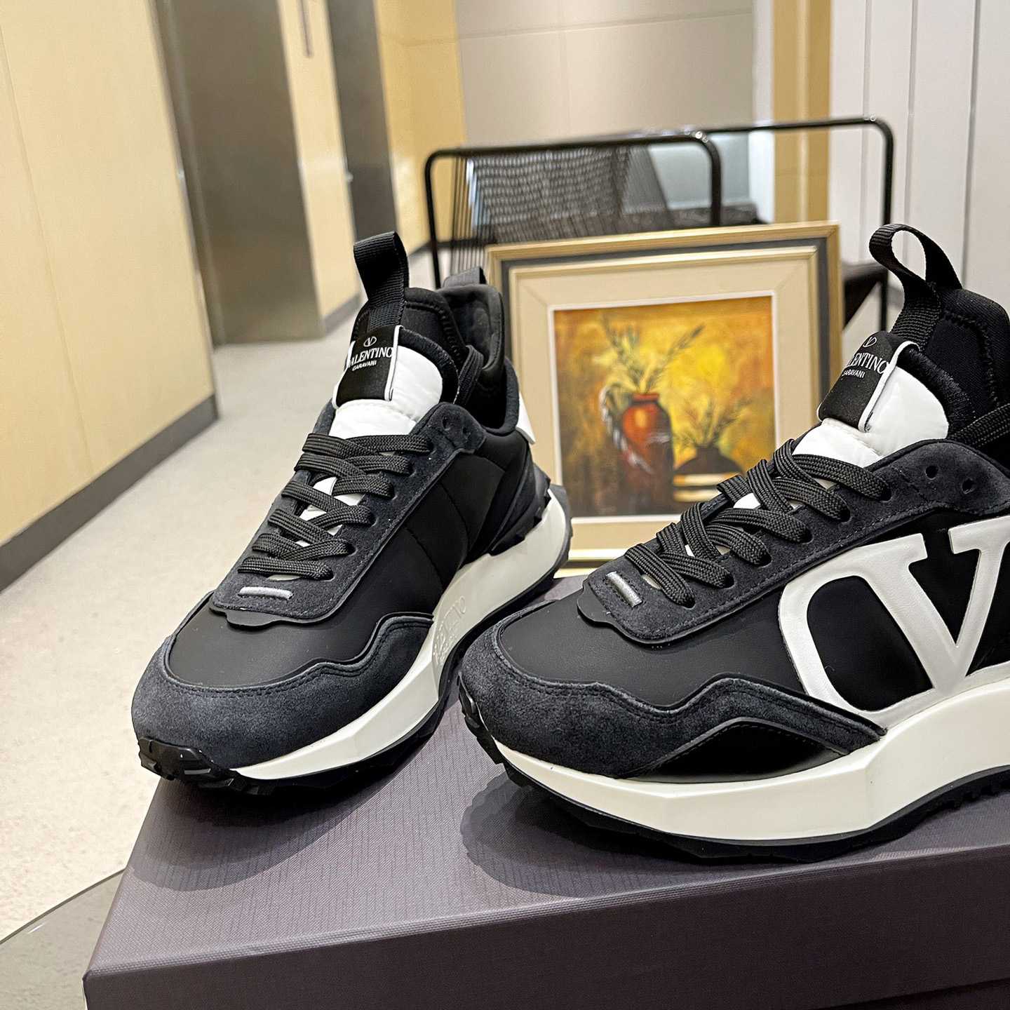 Valenti Netrunner Fabric And Suede Sneaker - DopestKickz