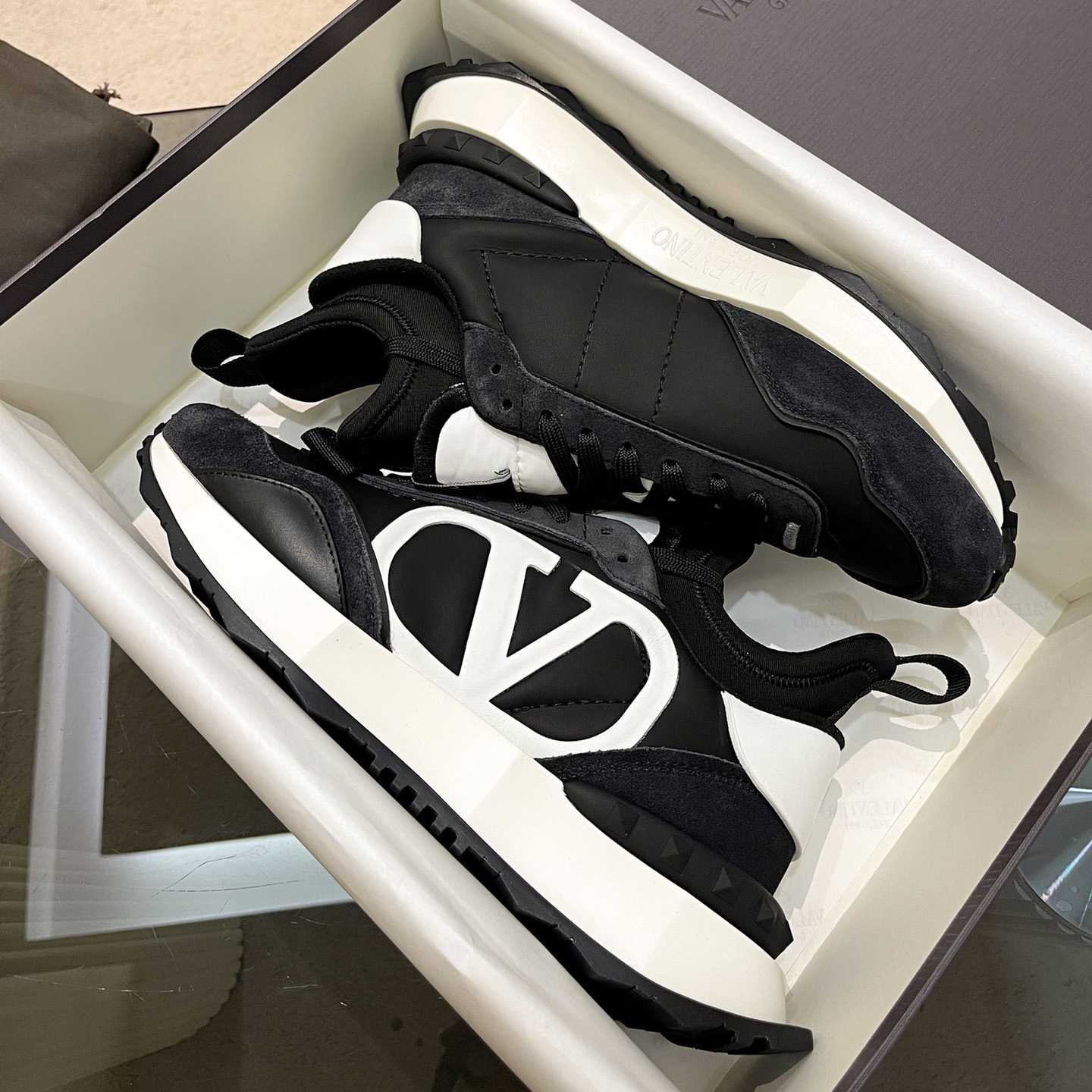 Valenti Netrunner Fabric And Suede Sneaker - DopestKickz