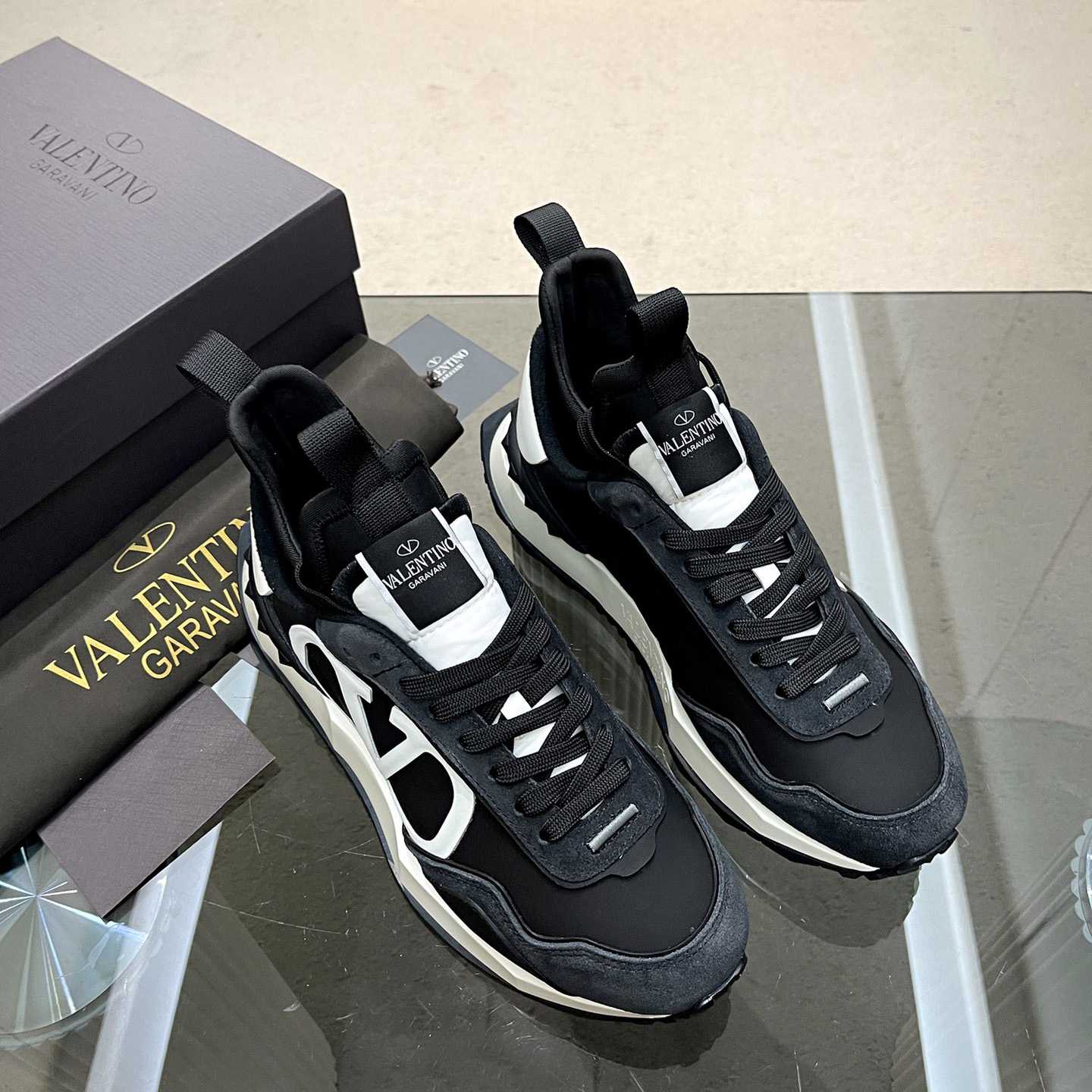 Valenti Netrunner Fabric And Suede Sneaker - DopestKickz