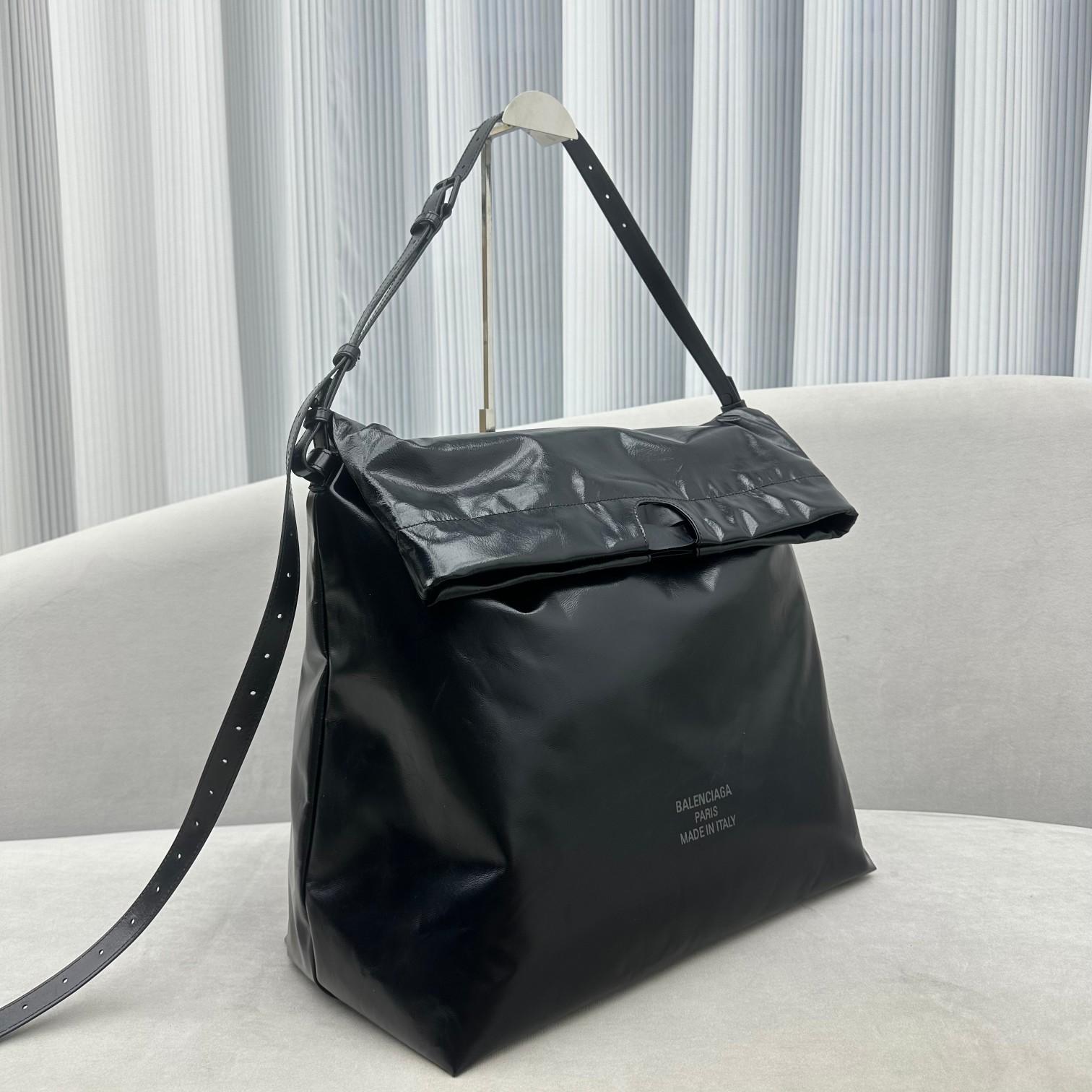 Balenciaga Trash Bag Large Pouch In Black(37-40-52cm) - DopestKickz