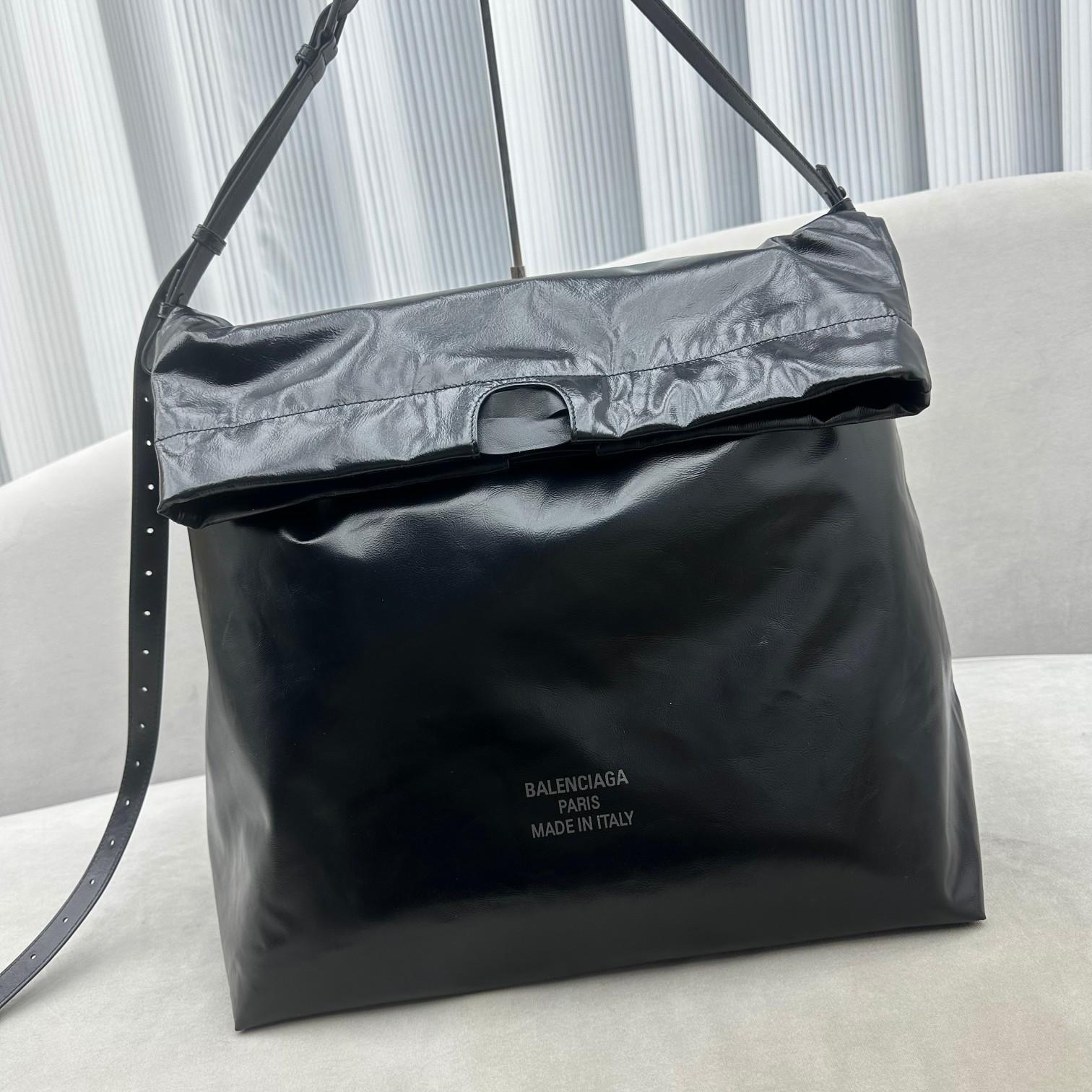 Balenciaga Trash Bag Large Pouch In Black(37-40-52cm) - DopestKickz