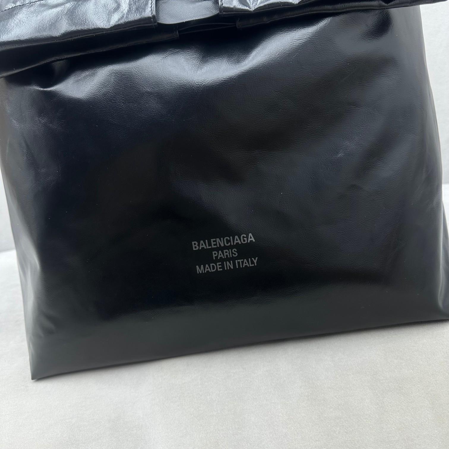 Balenciaga Trash Bag Large Pouch In Black(37-40-52cm) - DopestKickz
