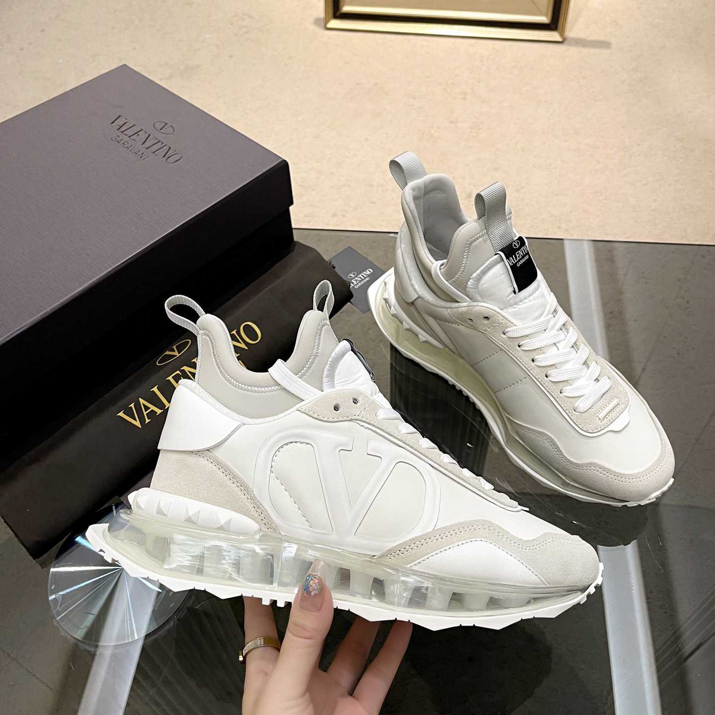 Valenti Netrunner Fabric And Suede Sneaker - DopestKickz