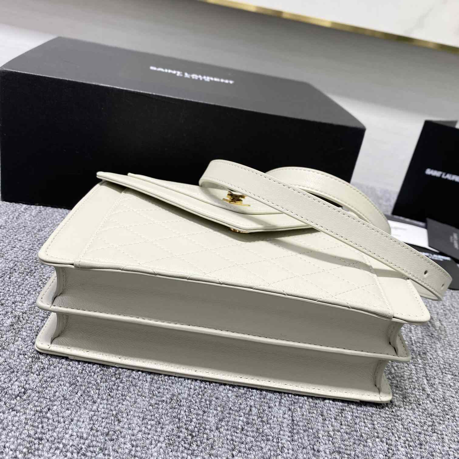 Saint Laurent Gaby Mini Satchel In Quilted Lambskin - DopestKickz