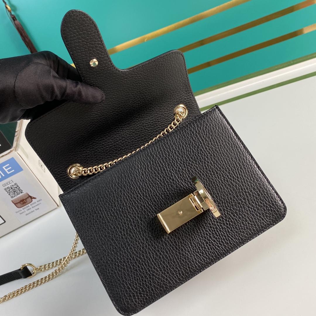 Gucci Interlocking Leather Crossbody Bag(20-15-7.5cm)   510304 - DopestKickz