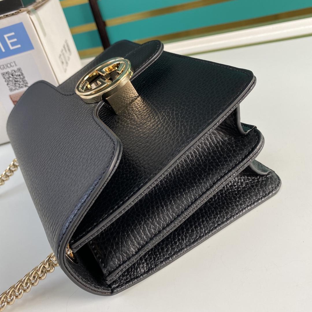 Gucci Interlocking Leather Crossbody Bag(20-15-7.5cm)   510304 - DopestKickz