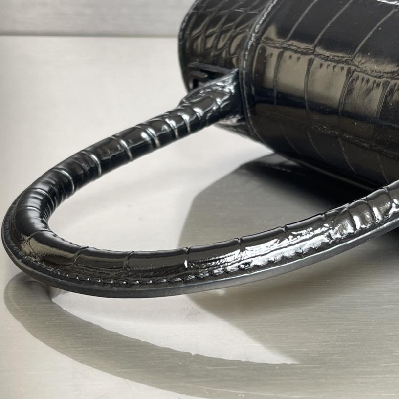 Balenciaga Degrade Crocodile Embossed Hourglass Small Crossbody Bag(23-10-24cm) - DopestKickz