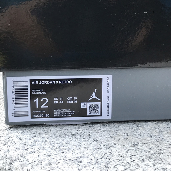 Air Jordan 9 “Gym Red” Basketball Shoes         302370-160 - DopestKickz