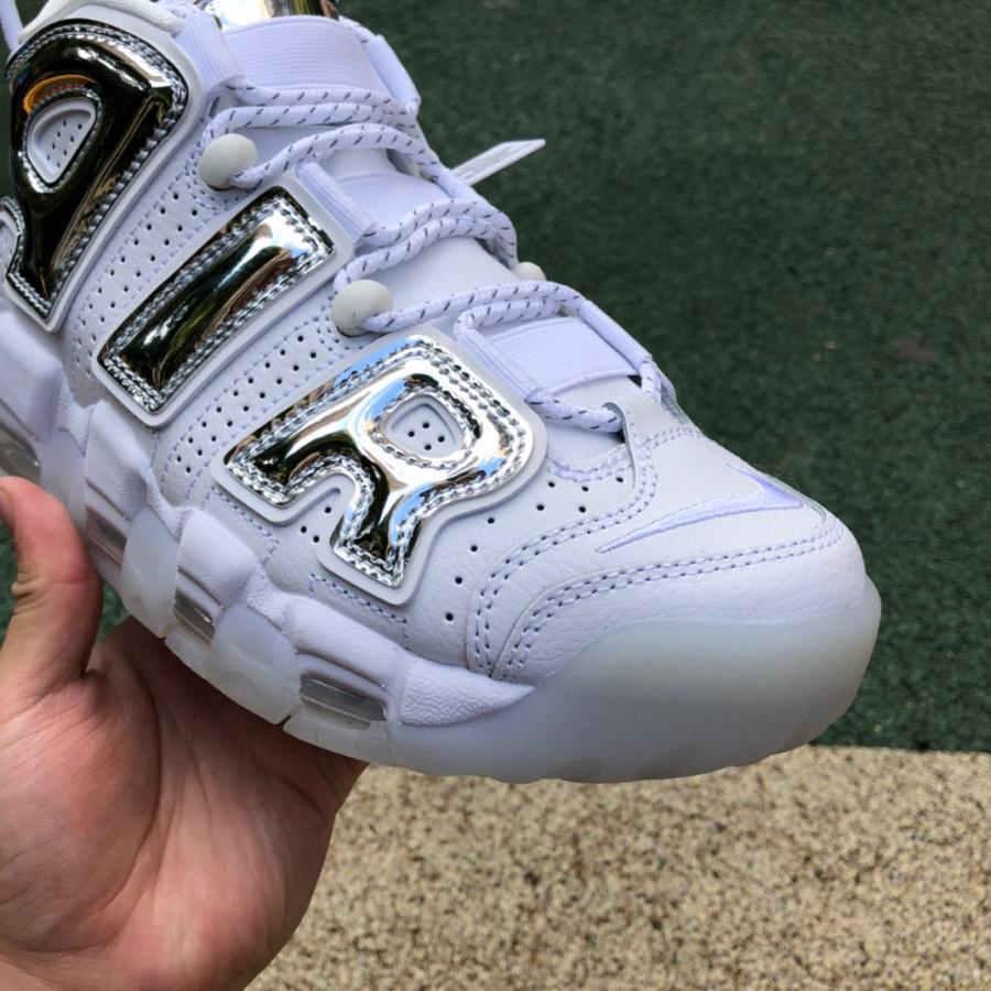 Nike Air More Uptempo Chrome Sneaker    917593-100 - DopestKickz