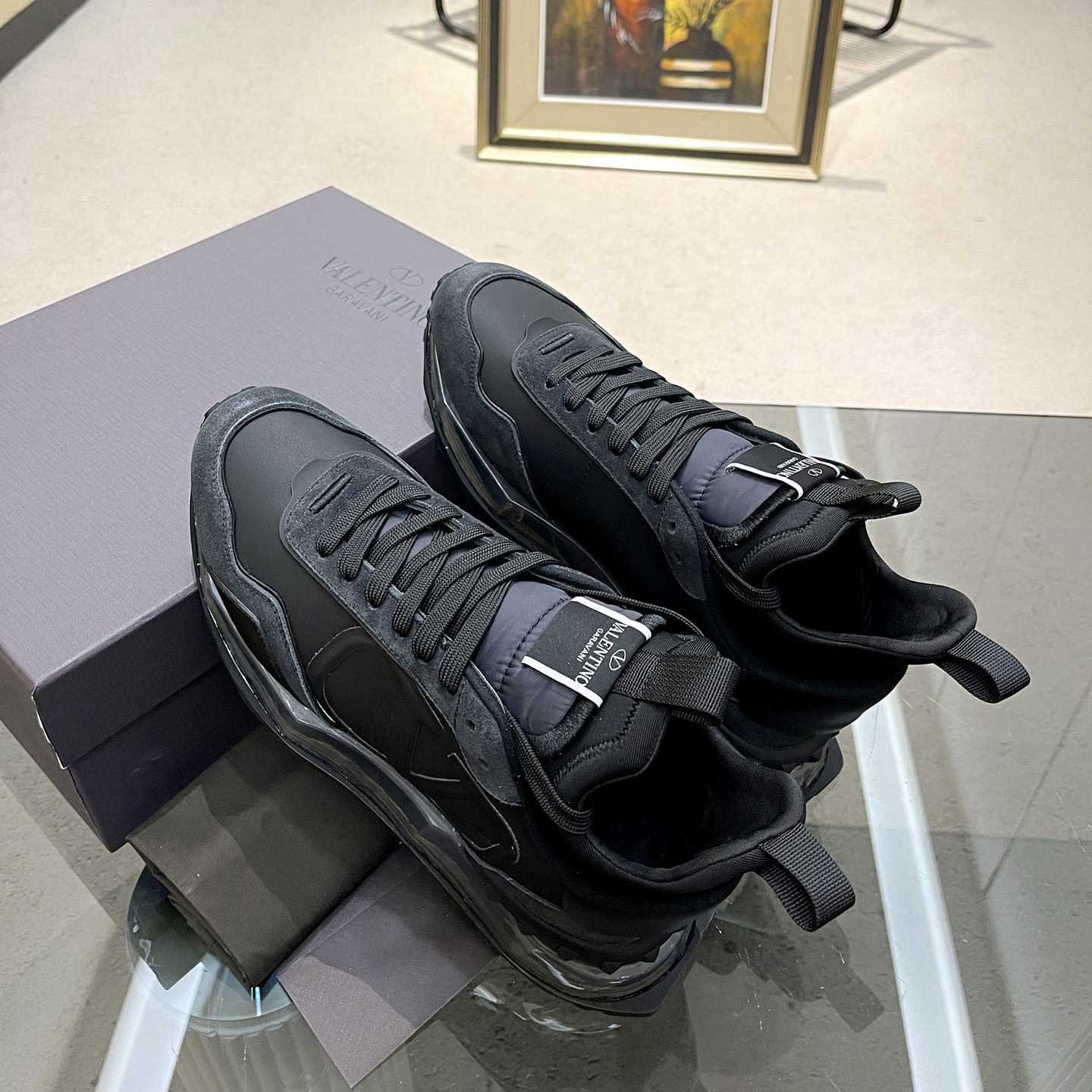 Valenti Netrunner Fabric And Suede Sneaker - DopestKickz