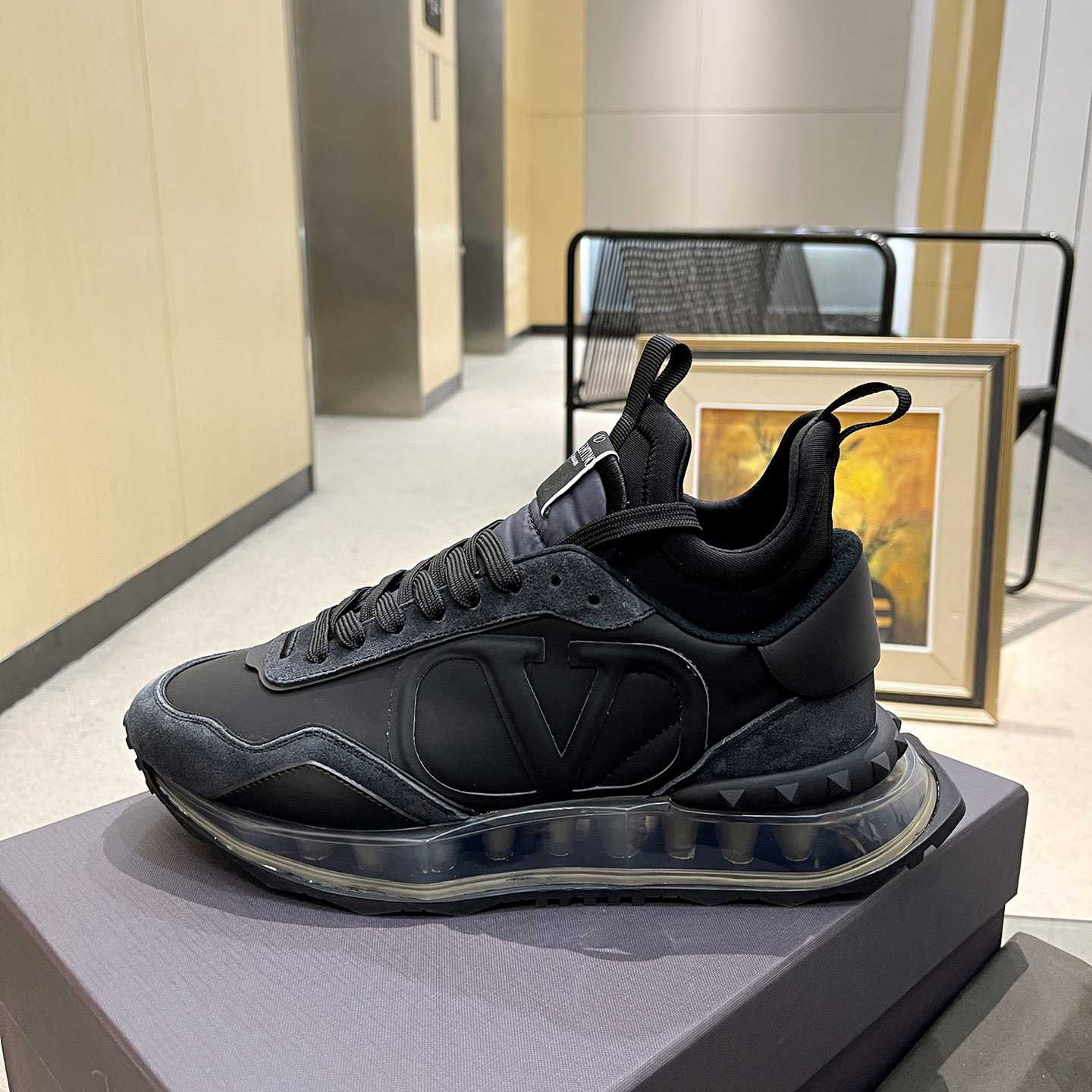 Valenti Netrunner Fabric And Suede Sneaker - DopestKickz