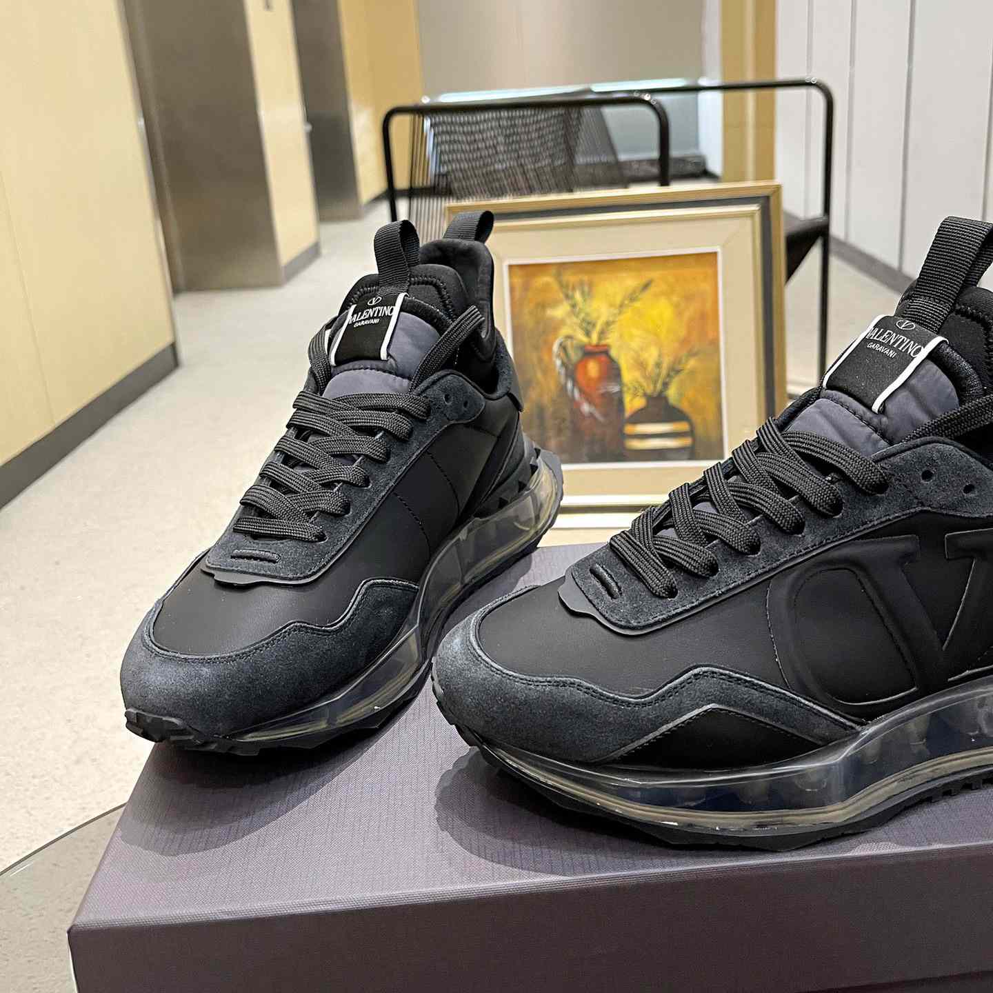 Valenti Netrunner Fabric And Suede Sneaker - DopestKickz