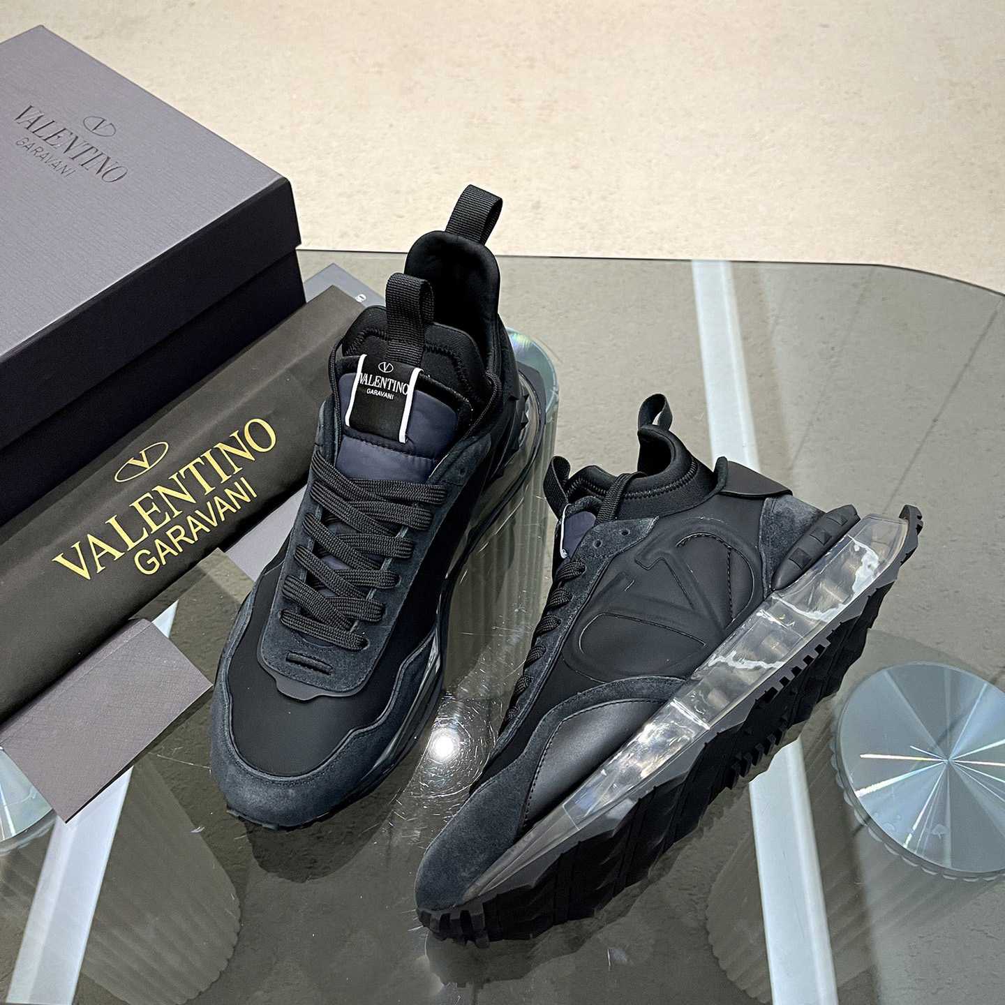 Valenti Netrunner Fabric And Suede Sneaker - DopestKickz