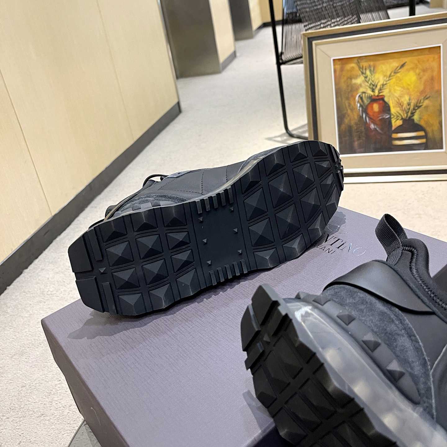 Valenti Netrunner Fabric And Suede Sneaker - DopestKickz