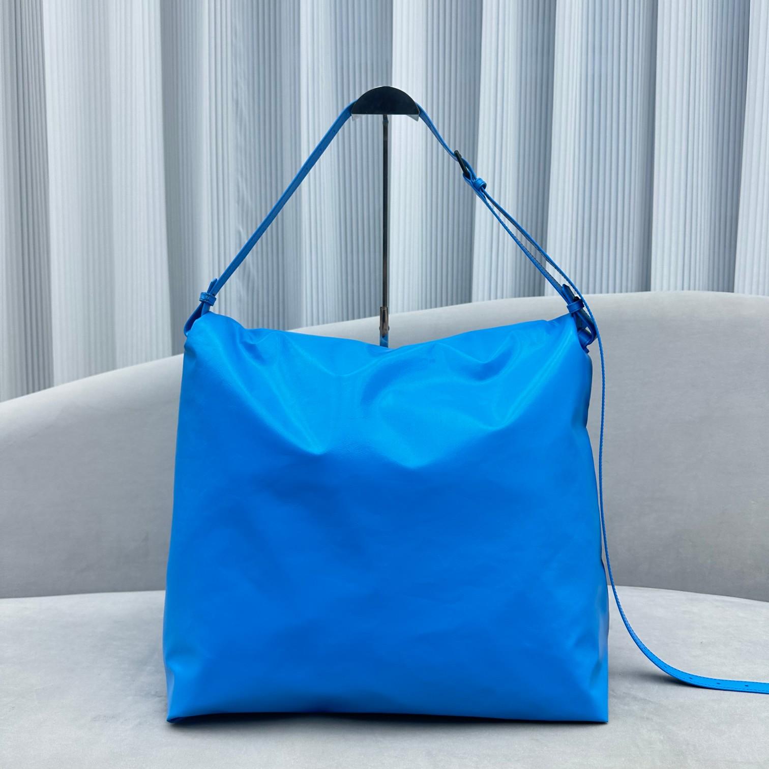 Balenciaga Trash Bag Large Pouch In Blue(37-40-52cm) - DopestKickz