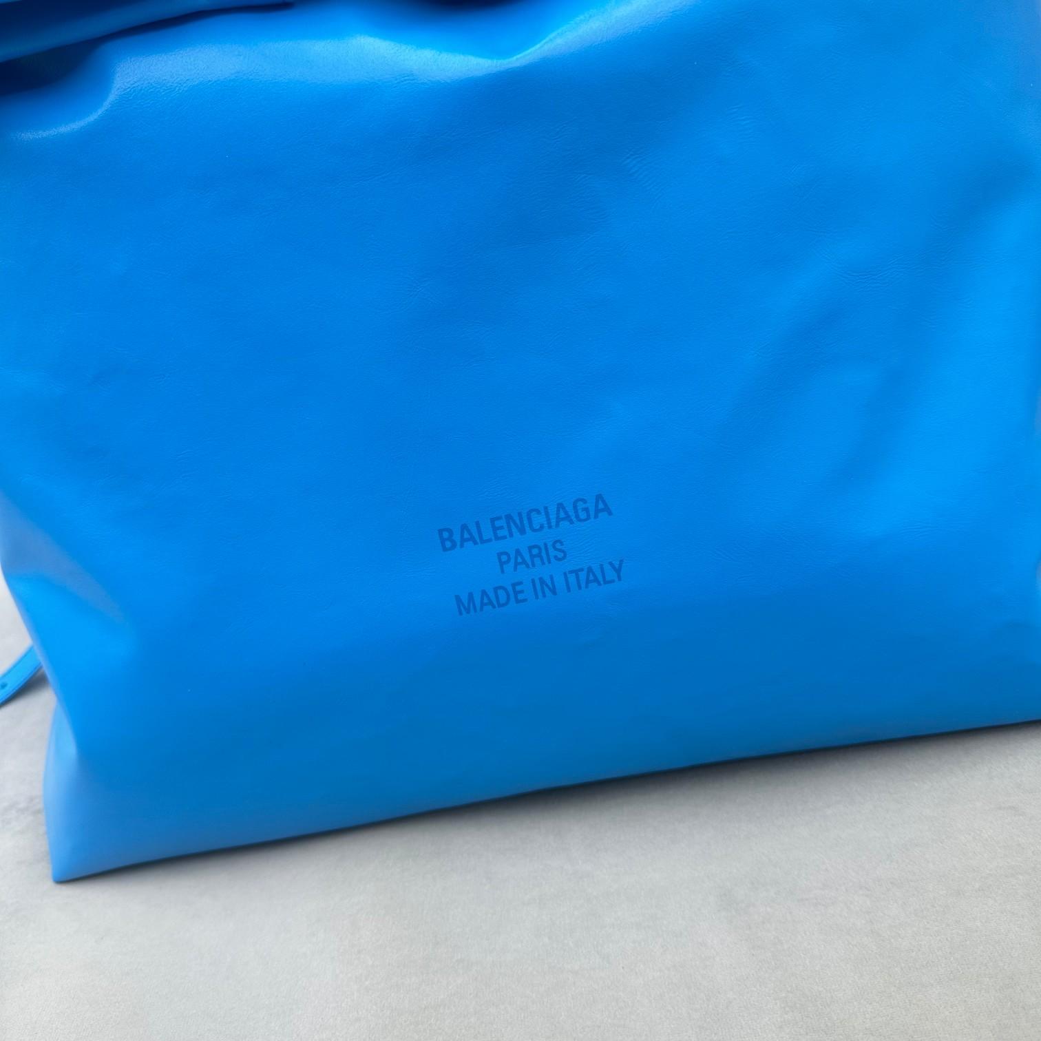 Balenciaga Trash Bag Large Pouch In Blue(37-40-52cm) - DopestKickz