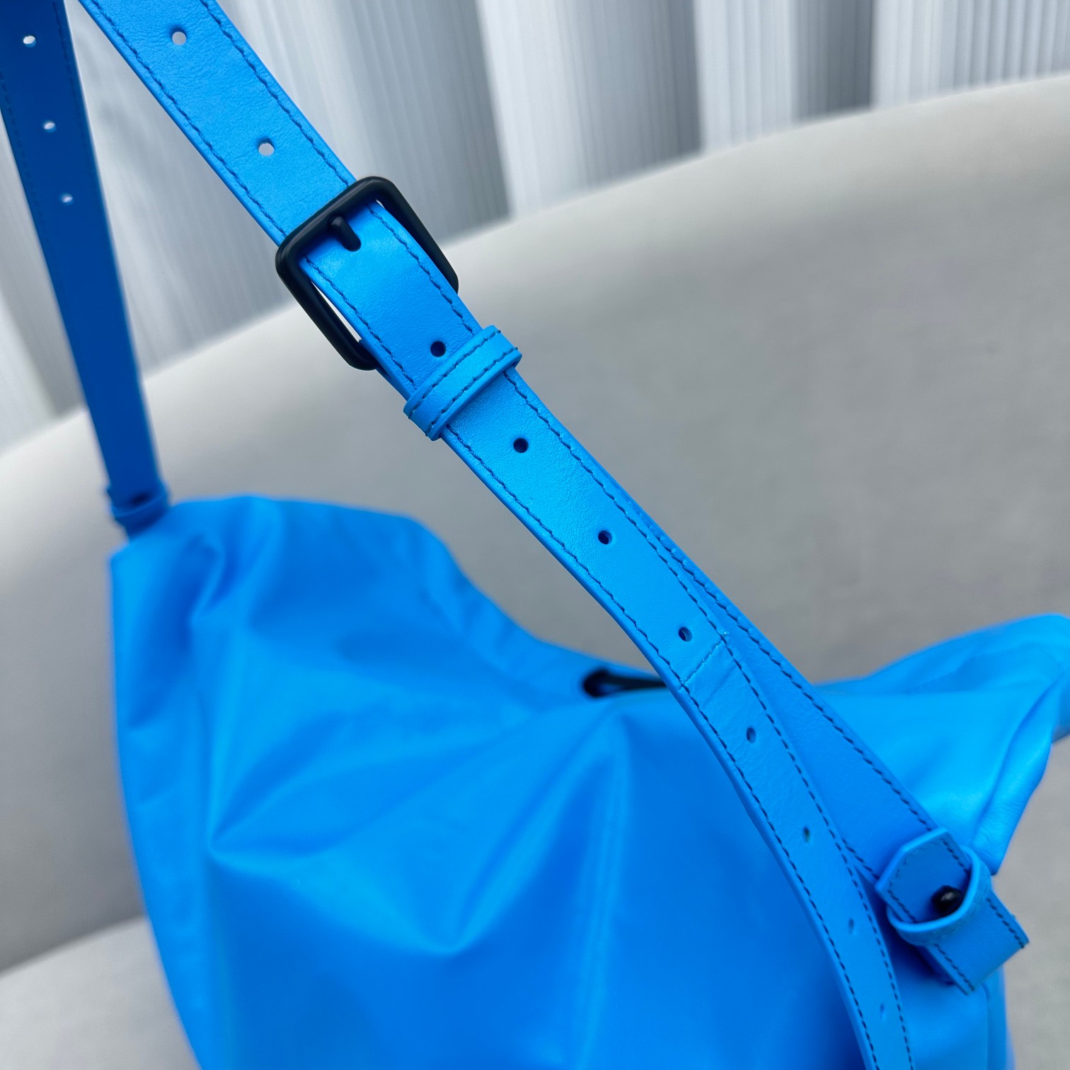 Balenciaga Trash Bag Large Pouch In Blue(37-40-52cm) - DopestKickz