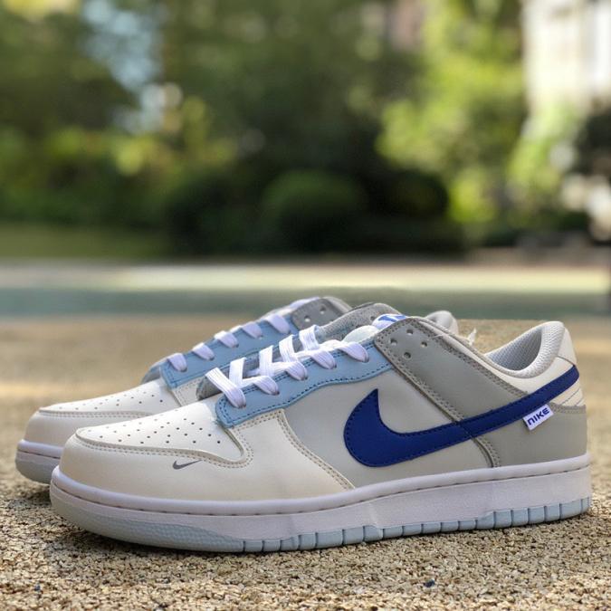 Nike Dunk Low GS Ivory Hyper Royal Sneaker     FB1843-141 - DopestKickz