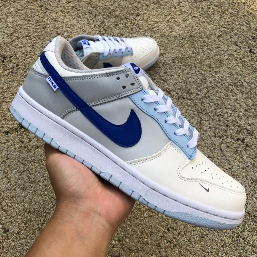 Nike Dunk Low GS Ivory Hyper Royal Sneaker     FB1843-141 - DopestKickz