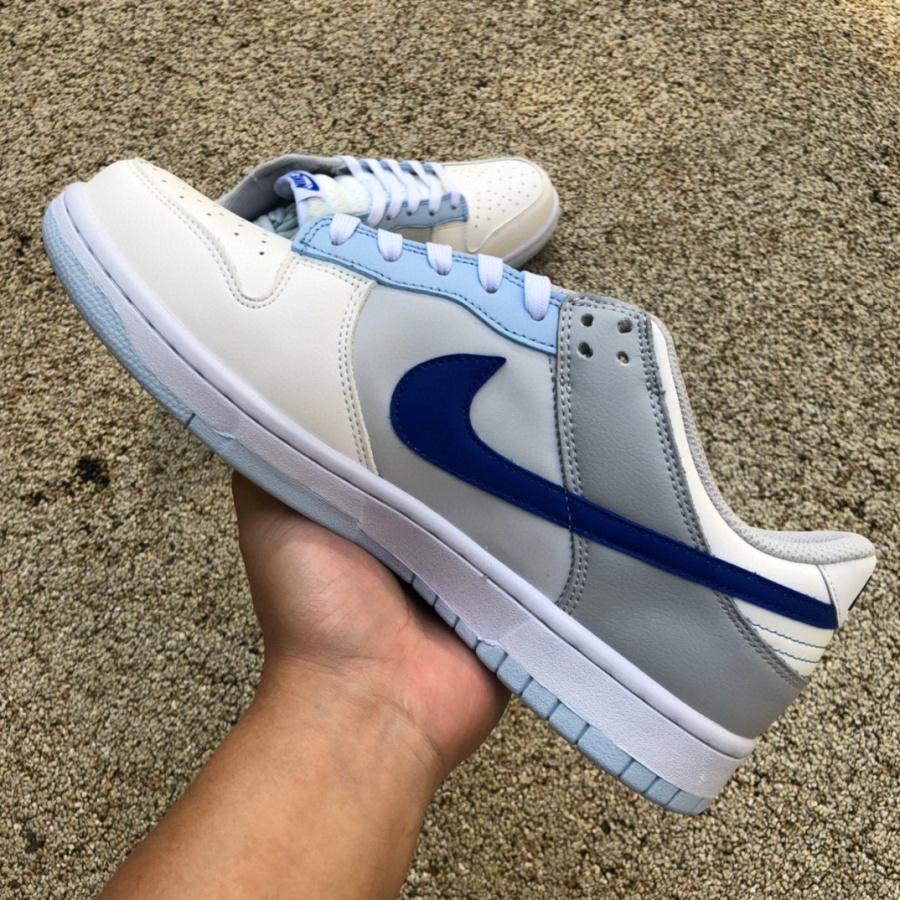Nike Dunk Low GS Ivory Hyper Royal Sneaker     FB1843-141 - DopestKickz