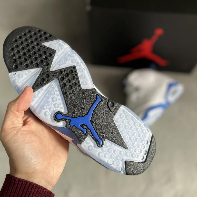 Air Jordan 6 Retro “Sport Blue” Sneaker     384664-107 - DopestKickz