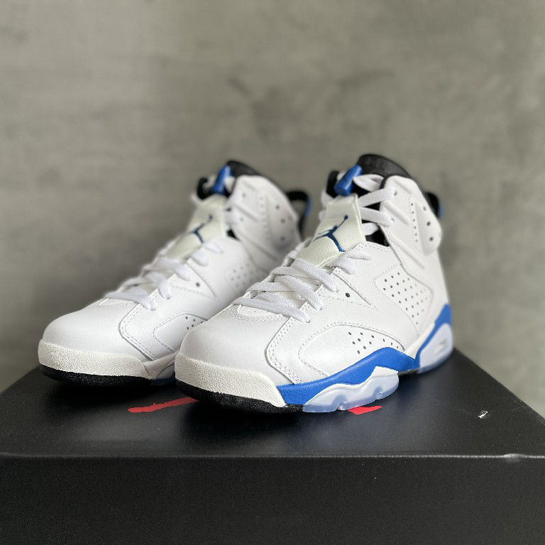 Air Jordan 6 Retro “Sport Blue” Sneaker     384664-107 - DopestKickz