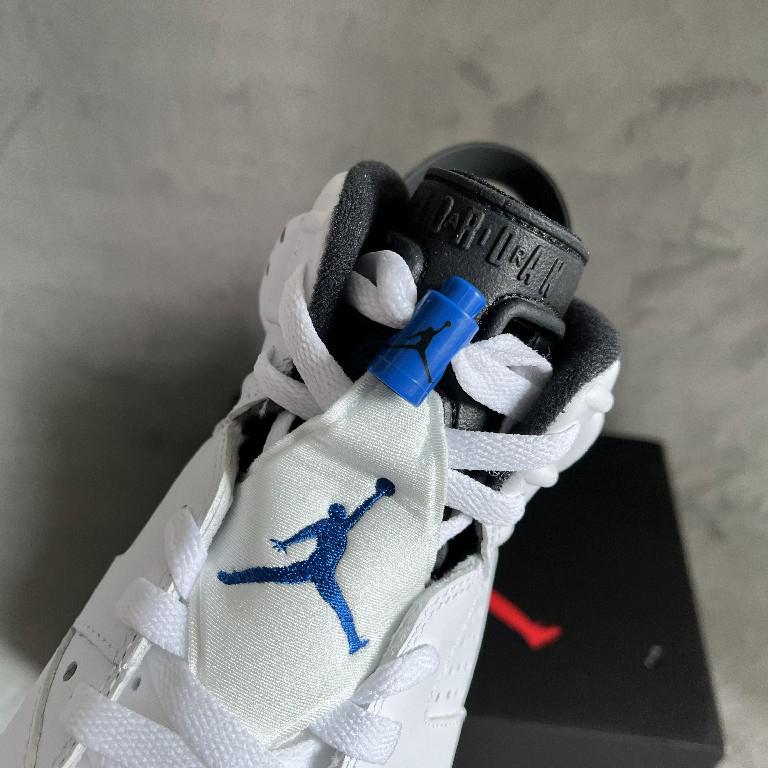 Air Jordan 6 Retro “Sport Blue” Sneaker     384664-107 - DopestKickz