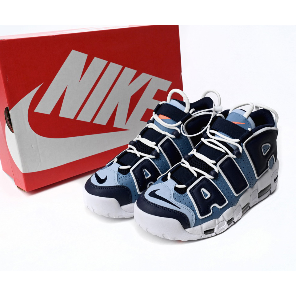 Nike Air More Uptempo Blue and Black Chara Cters Sneaker     415082-404  - DopestKickz