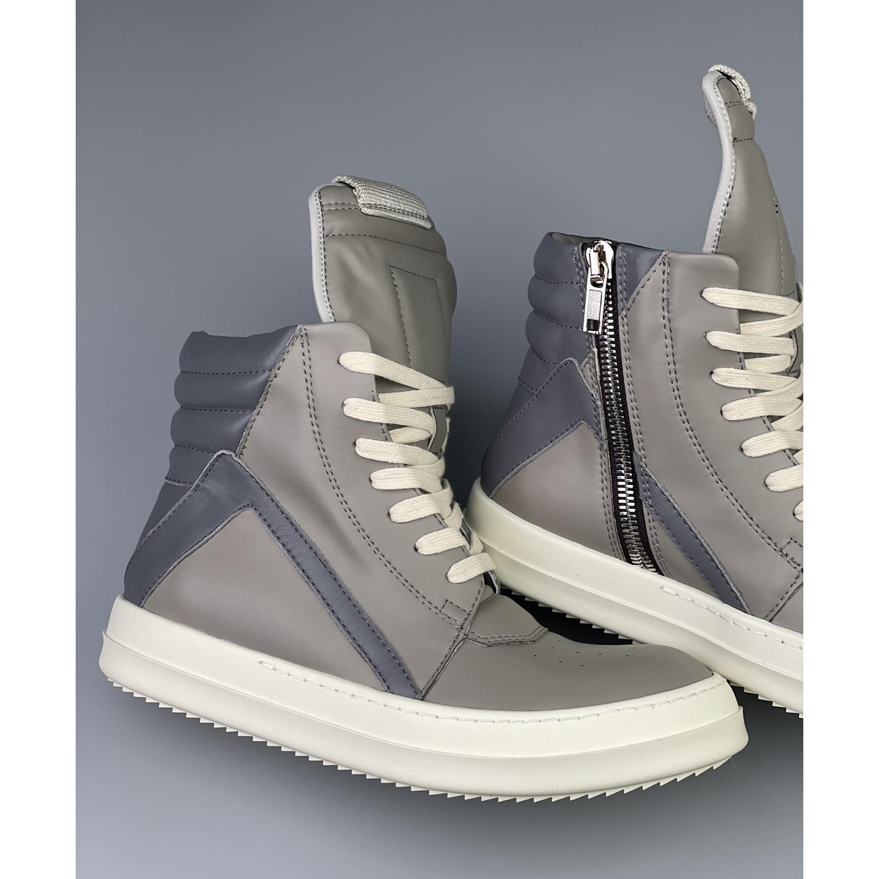 Rick Owens Geobasket High Top Sneakers - DopestKickz