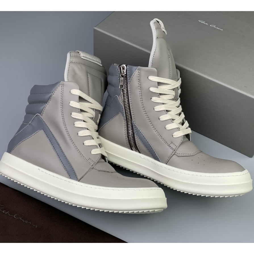 Rick Owens Geobasket High Top Sneakers - DopestKickz