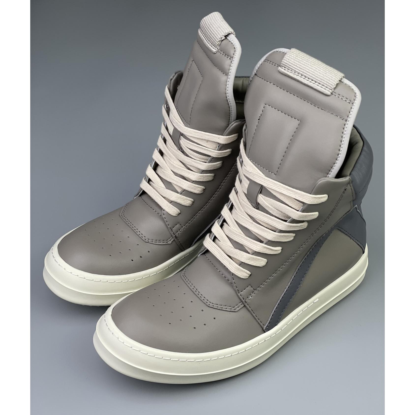 Rick Owens Geobasket High Top Sneakers - DopestKickz