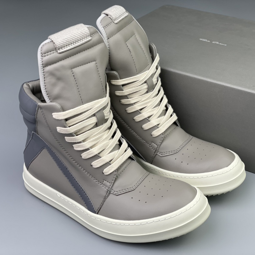 Rick Owens Geobasket High Top Sneakers - DopestKickz