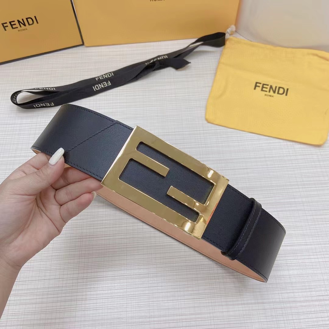 Fendi Leather Belt  60mm - DopestKickz