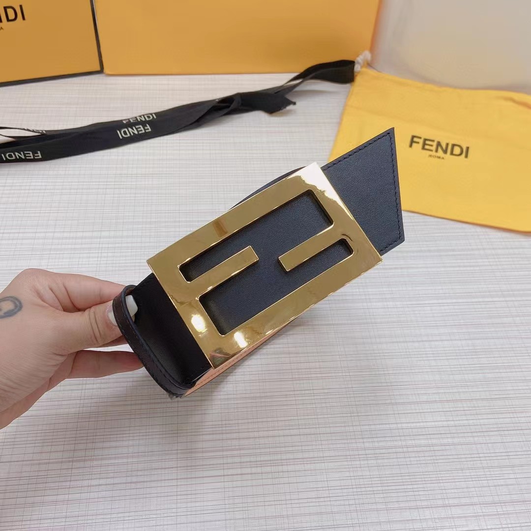 Fendi Leather Belt  60mm - DopestKickz