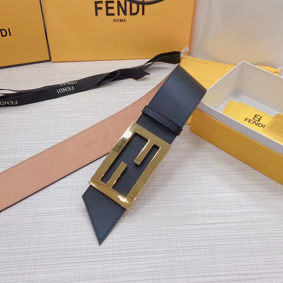 Fendi Leather Belt  60mm - DopestKickz