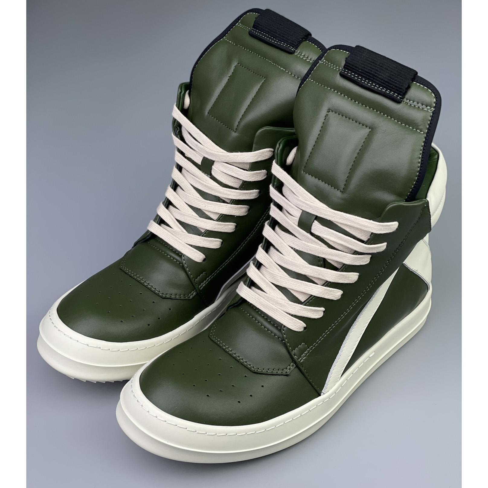 Rick Owens Geobasket High Top Sneakers - DopestKickz