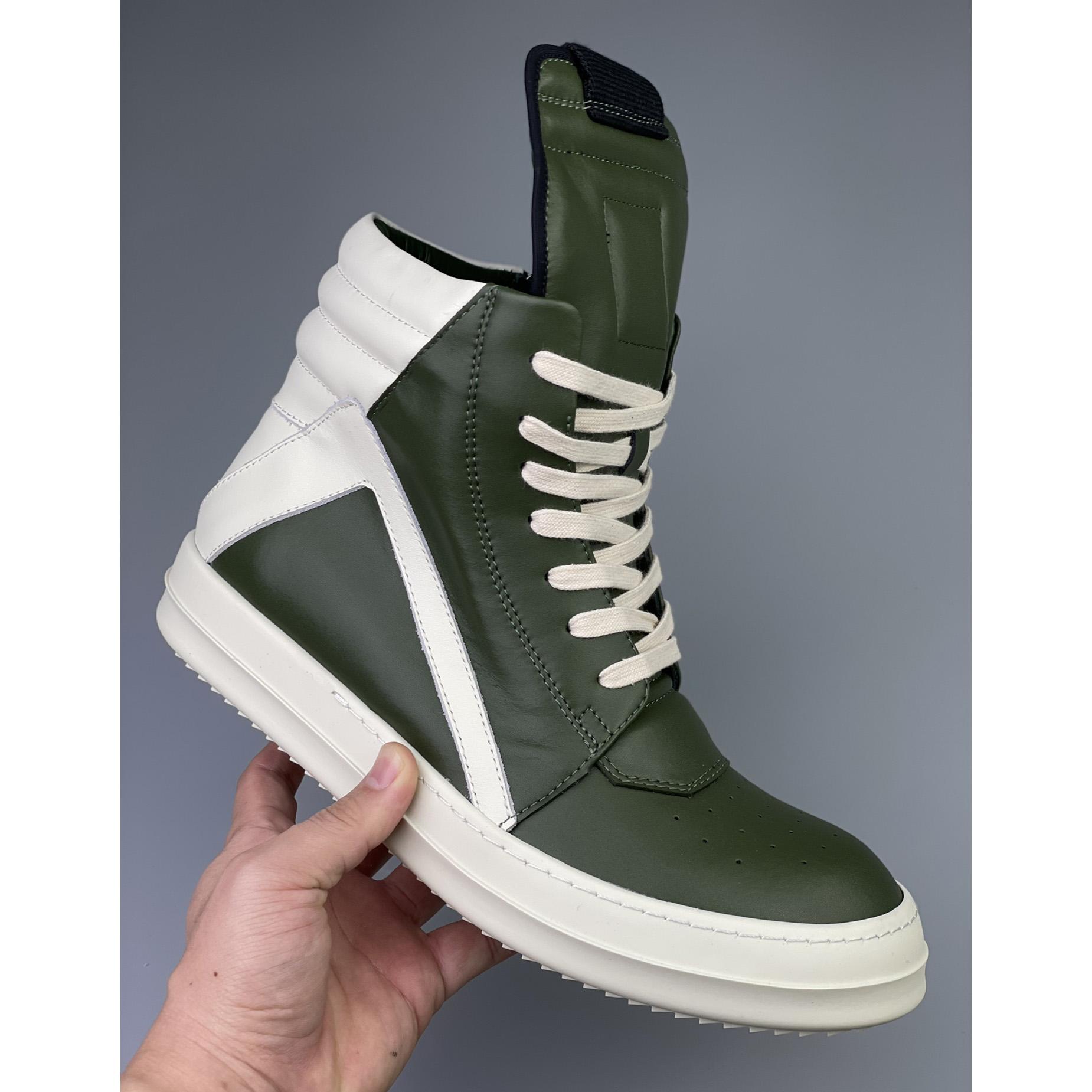 Rick Owens Geobasket High Top Sneakers - DopestKickz